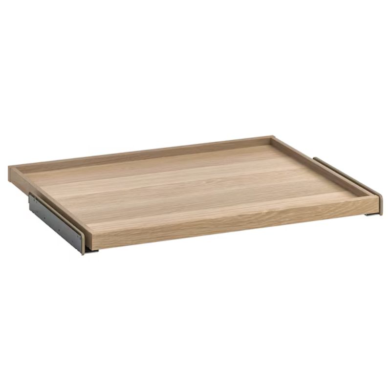 IKEA KOMPLEMENT Pull-out Tray, White Stained Oak Effect, 75X58 cm