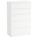 IKEA KULLEN Chest of 5 Drawers, White, 70 X 112 cm