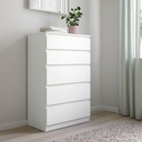 IKEA KULLEN Chest of 5 Drawers, White, 70 X 112 cm