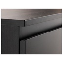 IKEA KULLEN Chest of 5 Drawers Black Brown 70X112 cm