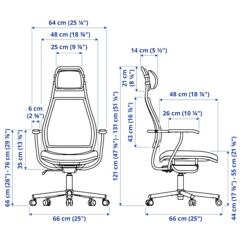 IKEA LOPARBANA Gaming Chair, Vissle Dark Grey