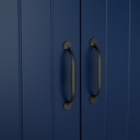 IKEA SKRUVBY Storage Combination, Black-Blue, 190x90 cm