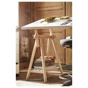 IKEA MITTBACK Trestle Birch 58X70 -93 cm