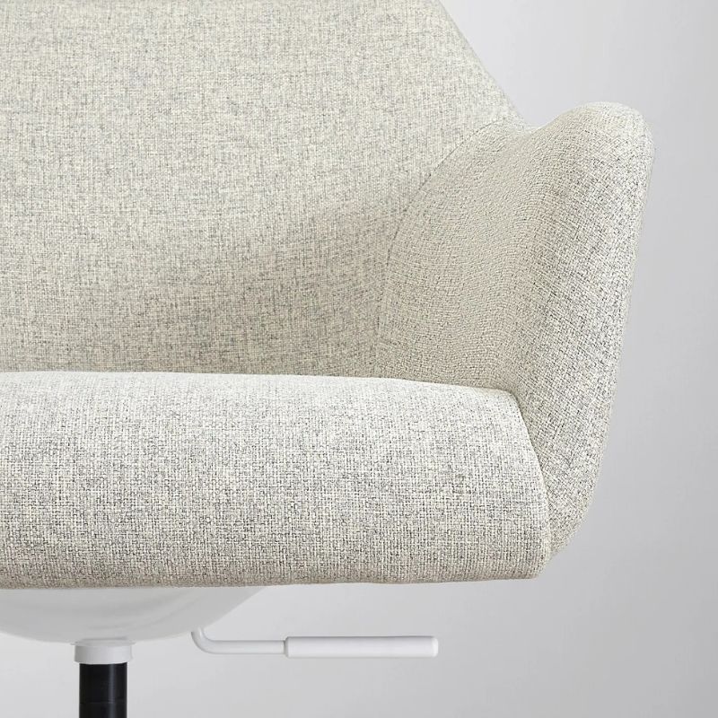 IKEA TOSSBERG / MALSKÄR Swivel Chair, Gunnared Beige/White