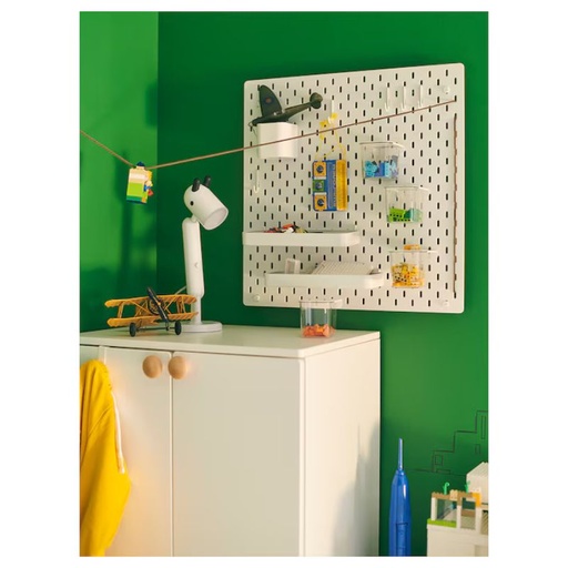 IKEA SKÅDIS Pegboard, White, 56x56 cm