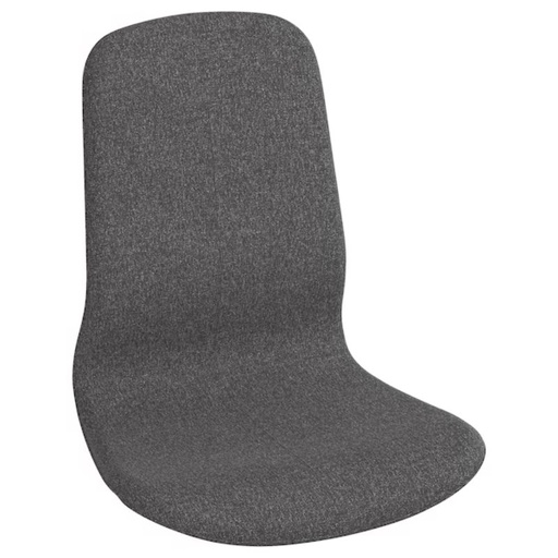 IKEA LÅNGFJÄLL Seat Shell with High Back, Gunnared Dark Grey