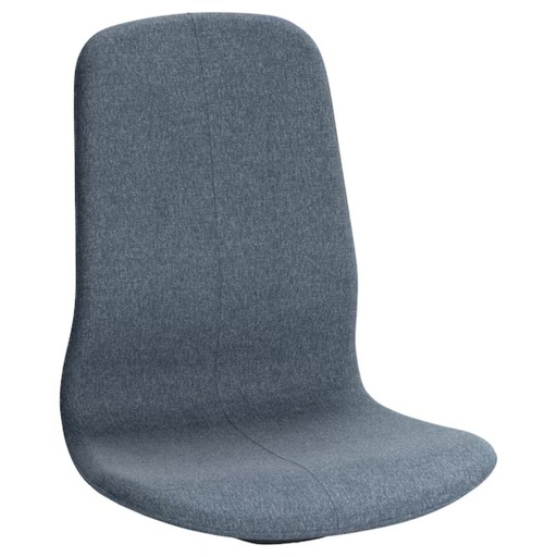 IKEA LÅNGFJÄLL Seat Shell with High Back, Gunnared Blue