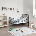 IKEA Minnen Extendable Bed,Black,80x200 cm 