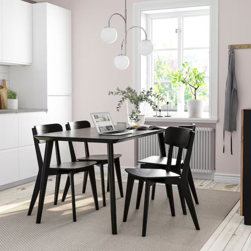 IKEA LISABO Chair,Black