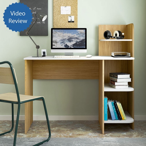 Guaruja Desk - Oak/ White