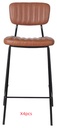 Jessie bar stool ,brown,4pcs set