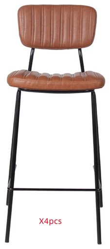 Jessie bar stool ,brown,4pcs set