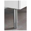 IKEA GODMORGON Leg Round/ Stainless Steel 15/25cm