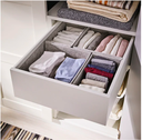 Ikea KOMPLEMENT Box, light grey, 15x27x12 cm