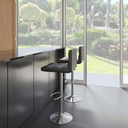 Idiya Newry Bar Stool x 2 pcs, black