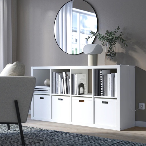 IKEA KALLAX Shelving Unit, White 77X147cm