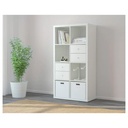 IKEA KALLAX Shelving unit, white 77x147cm