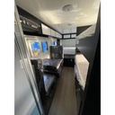 DARIEN Caravan with Domestic Fridge, AC &amp; Charging Invertor-Multi Color