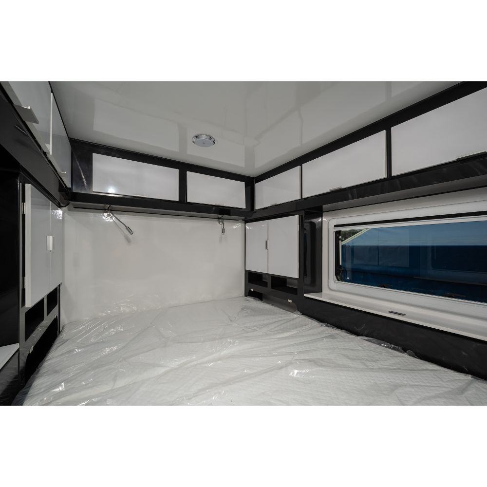 DARIEN Caravan with Domestic Fridge, AC &amp; Charging Invertor-Multi Color