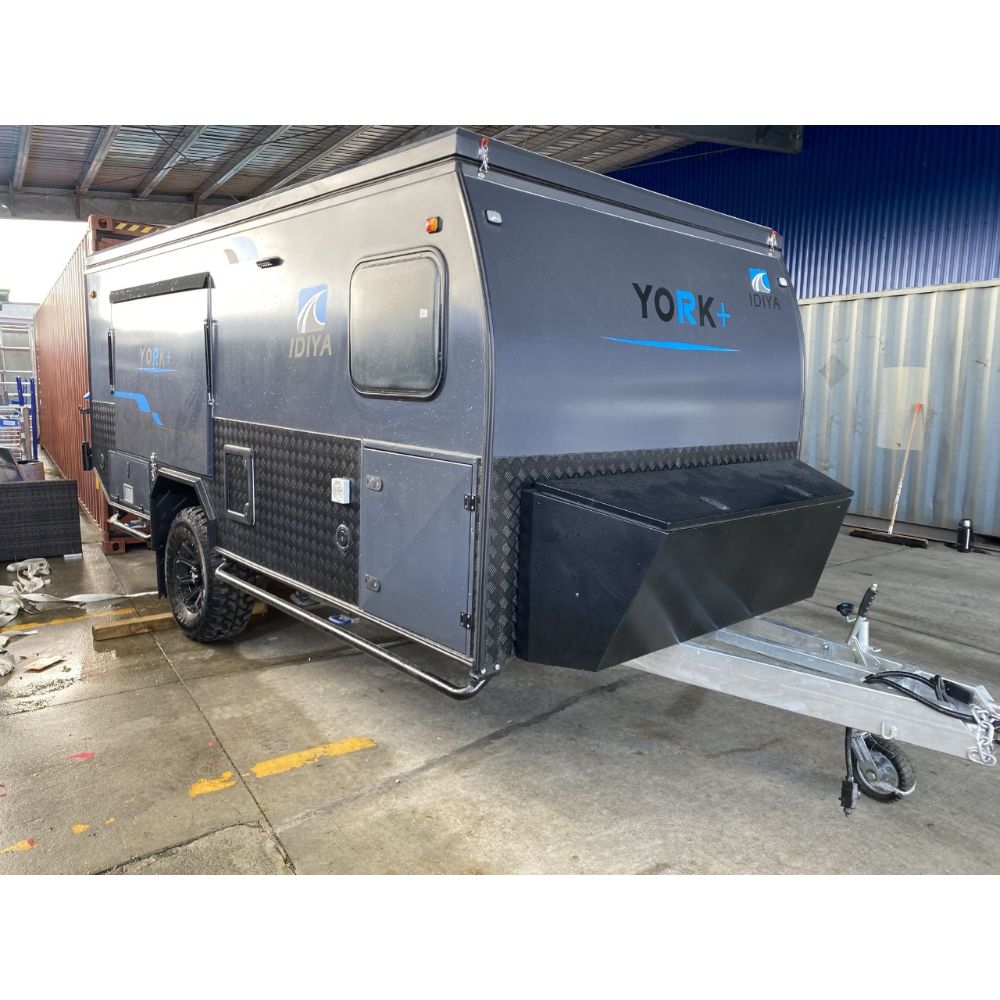 YORK+ Off Road Trailer With front Tool Box, Water Tank &amp; Refrigerator