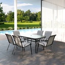 CAMDEN 7pc Outdoor Dining Set