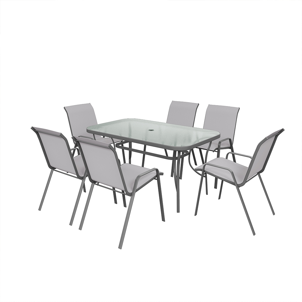 CAMDEN 7pc Outdoor Dining Set