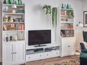 Ikea HAUGA TV/storage combination white 277x46x199 cm