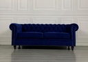 IDIYA VIRGINIA CHESTFIELD 3 Seater Sofa Set ,Blue