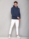 Gents Basic Sweatshirt With Hood - RSS107-RSS107-BLUE-L