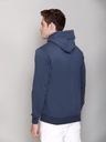 Gents Basic Sweatshirt With Hood - RSS107-RSS107-BLUE-L