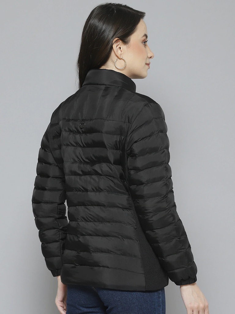 Ladies Short Length Fancy Jacket - 17533-17533-BLACK-L