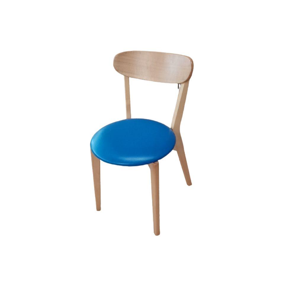 Edirne dining chair x2pcs blue