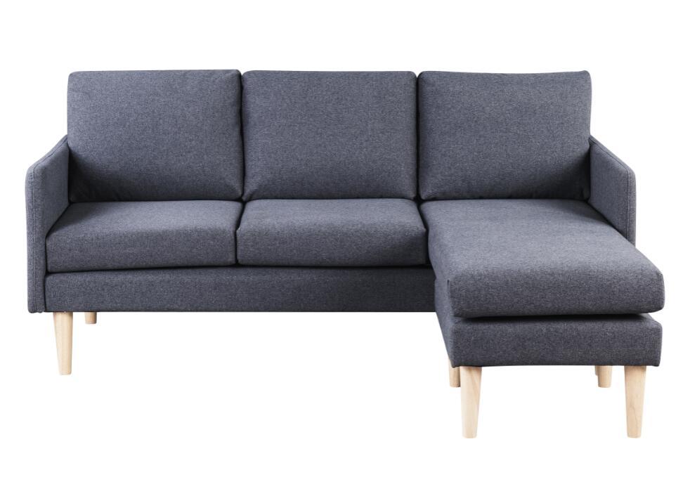 FIFE L SHAPE SOFA DARK GREY