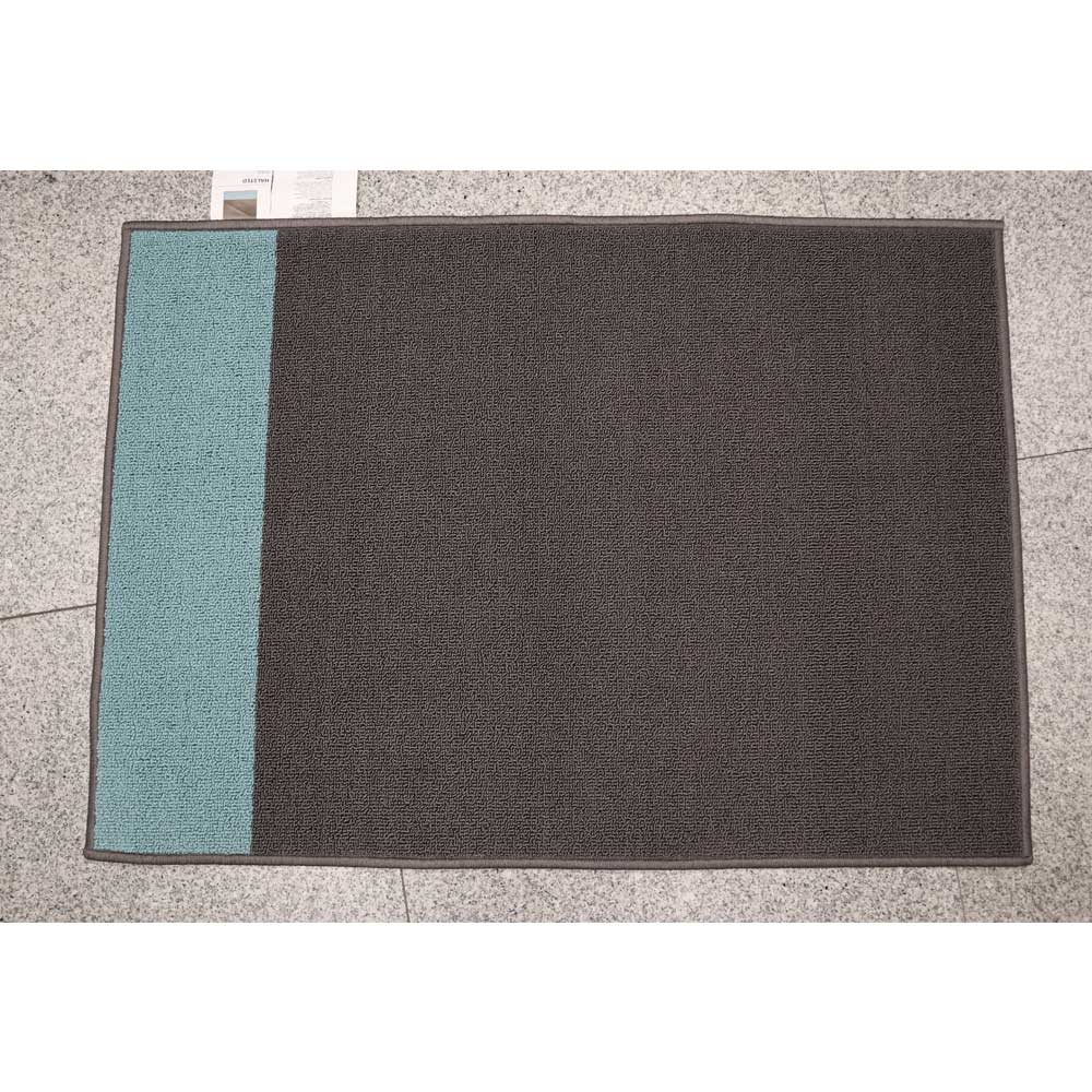 IKEA HALSTED Door mat, grey/blue, 70x100 cm