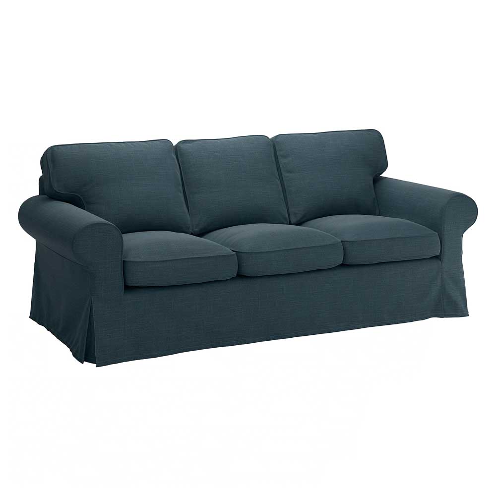 IKEA EKTORP cover Three-seat Sofa Hillared Dark Blue