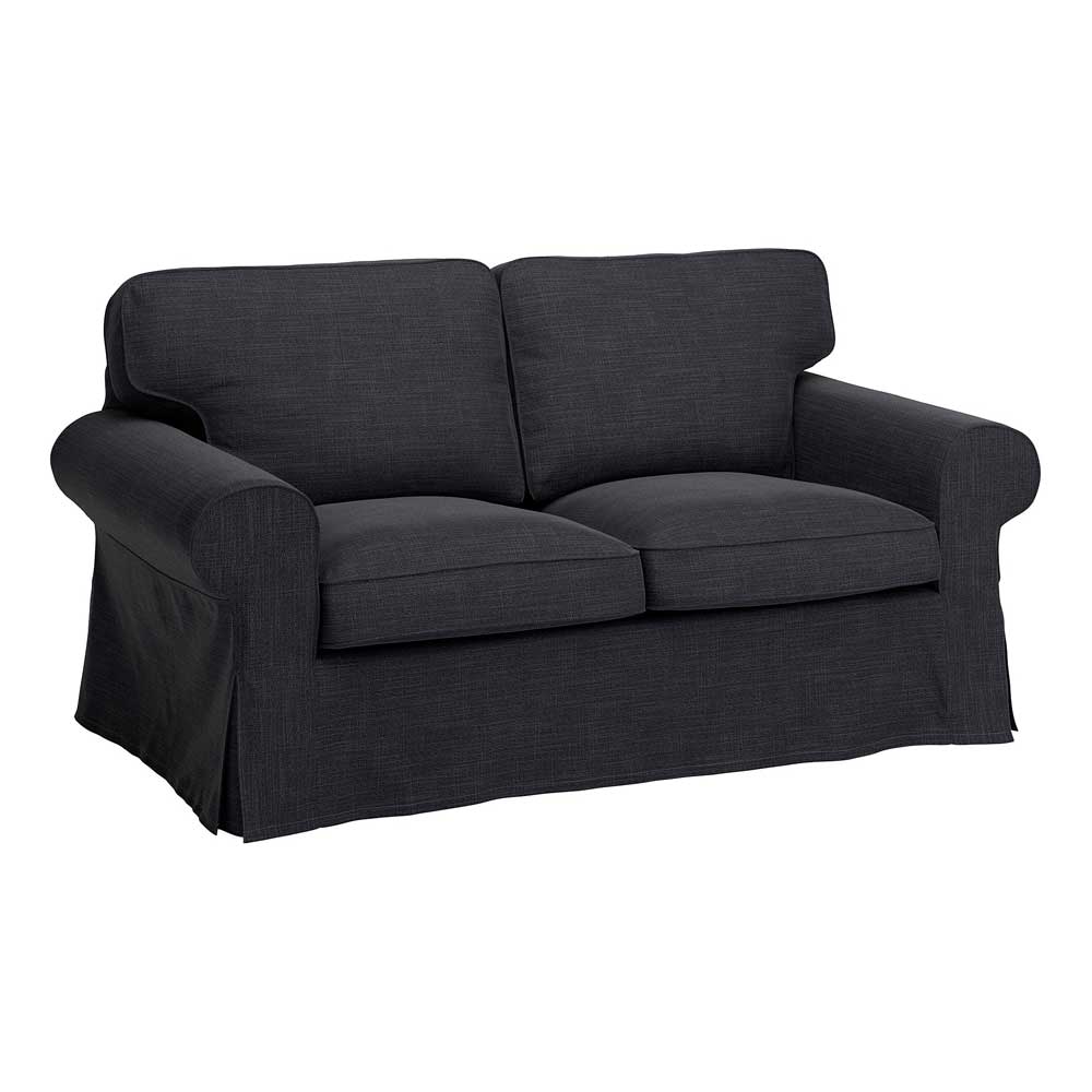 IKEA EKTORP Cover Two-Seat Sofa, Hillared Anthracite (Cover Only)