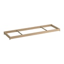 IKEA KOMPLEMENT Clothes Rail, White Stained Oak Effect 100X35 cm