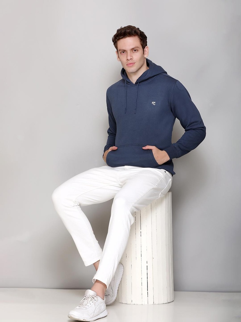 Gents Basic Sweatshirt With Hood - RSS107