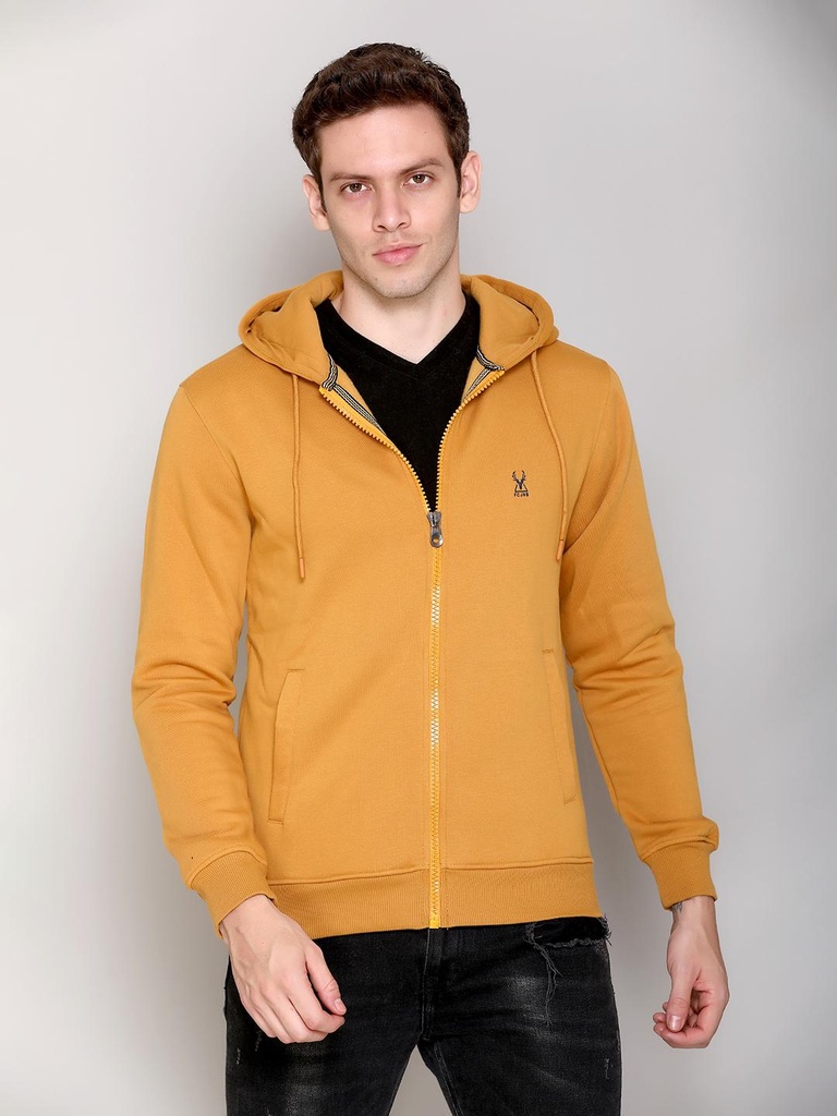 Gents Zipper Sweatshirt With Hood - SS121