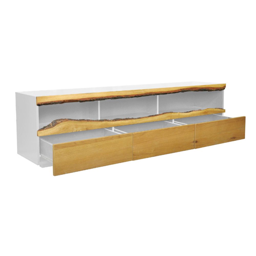 Quebec TV Stand, tv cabinet,white,180cm