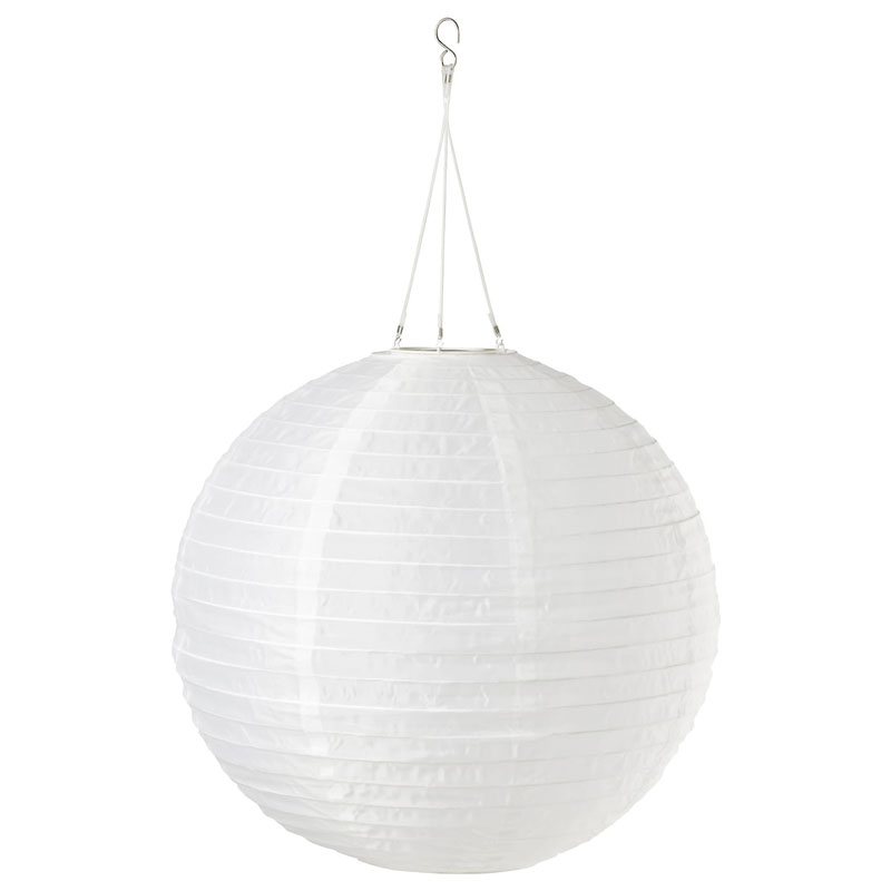 IKEA SOLVINDEN SOLVINDEN LED Solar Pendant Light, Outdoor / Spherical White, 45 cm