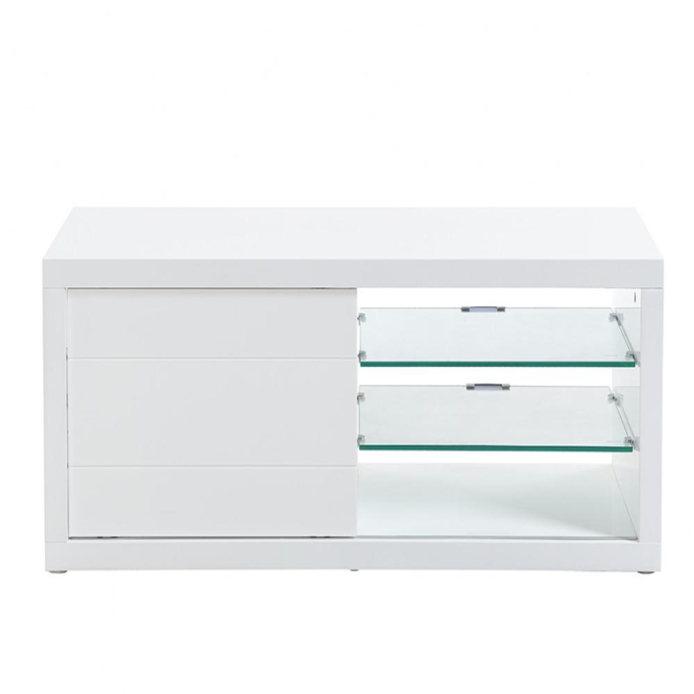 Aspen TV Unit, White Gloss