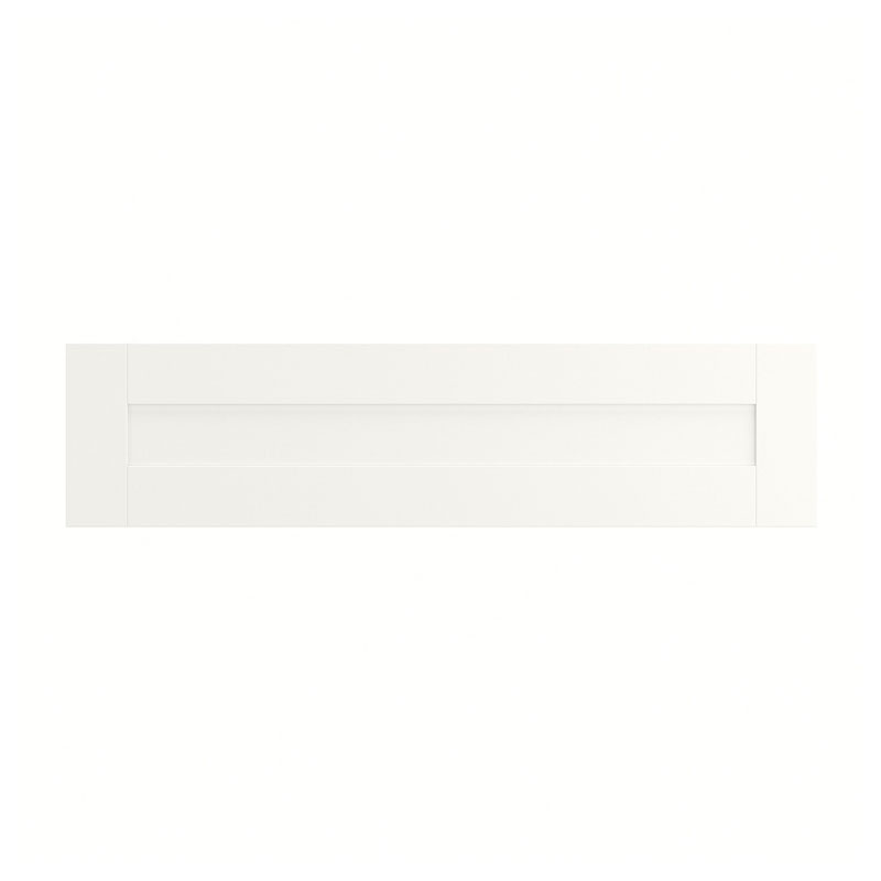 IKEA SANNIDAL Drawer Front, White, 80x20 cm