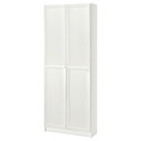 IKEA BILLY / OXBERG Bookcase with Doors, White