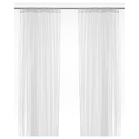 IKEA LILL Net Curtains, 1 Pair, with Rod Pocket/ White, 280x250cm