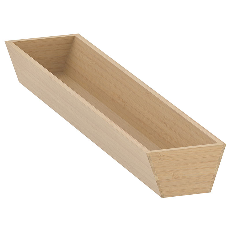 IKEA UPPDATERA utensil tray, light bamboo, 10x50 cm