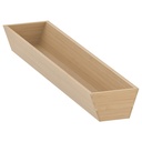 UPPDATERA utensil tray, light bamboo, 10x50 cm