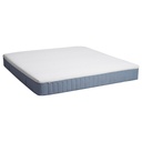 IKEA VITMASEN Pocket sprung mattress, with latex extra firm/light blue