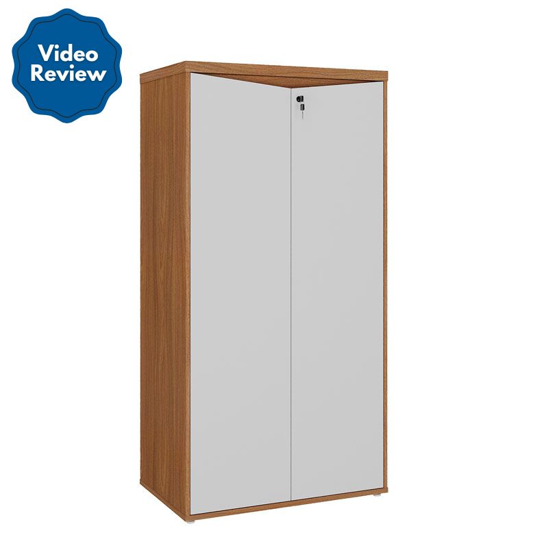 Resende 2 Doors Cabinet - Freijo/ White