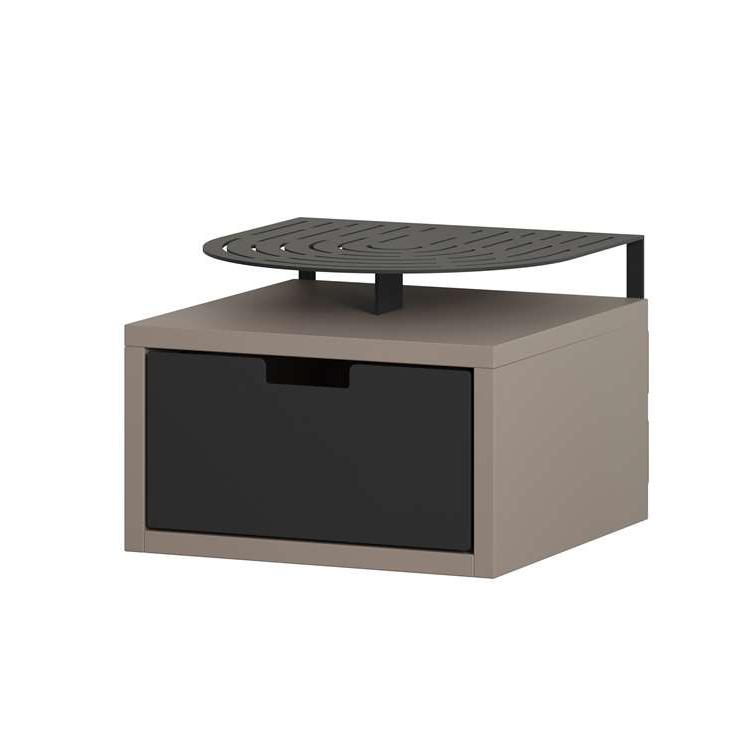 Hekimhan LIGHT MOCHA BEDSIDE TABLES